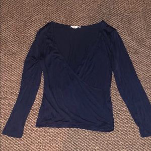 V cut long sleeve